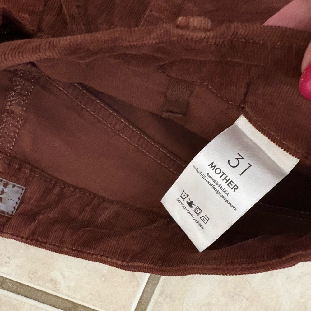 Mother The Cord Patch Pocket Roller jeans - Picture 3 of 5